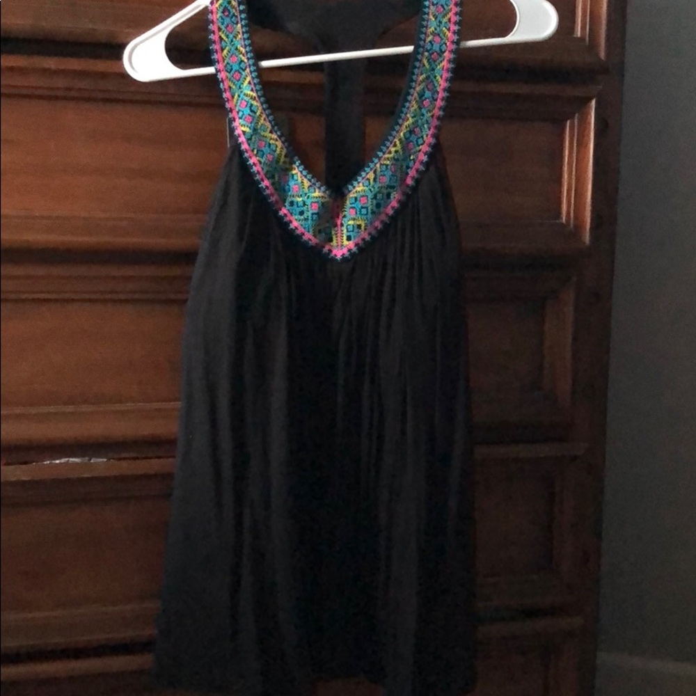 Built in bra razorback tank top.